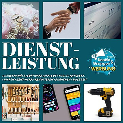 Dienstleistung Gruppen Kanäle Chat finden
