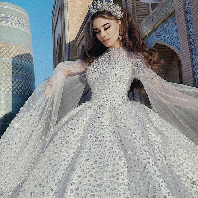 😍" DE LUX WEDDING DRESS🥰👰‍♀HAQIQIY MALIKALAR KOSHIYONASI👸 ❤️💋